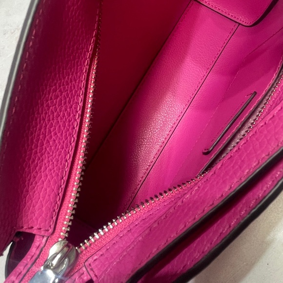 Michael Kors Chantal Crossbody & Matching Wallet Cerise Pink - Picture 7 of 8